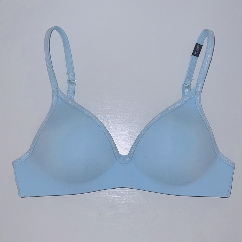 (NEW WITH TAGS) Victoria’s Secret T-Shirt Bra Powder Blue